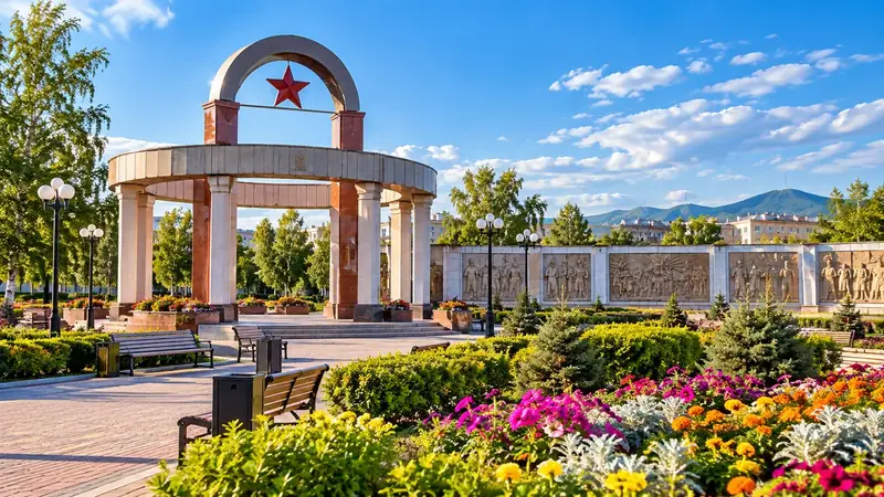Иллюстрация города Черногорск