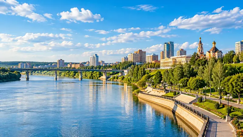 Иллюстрация города Кемерово
